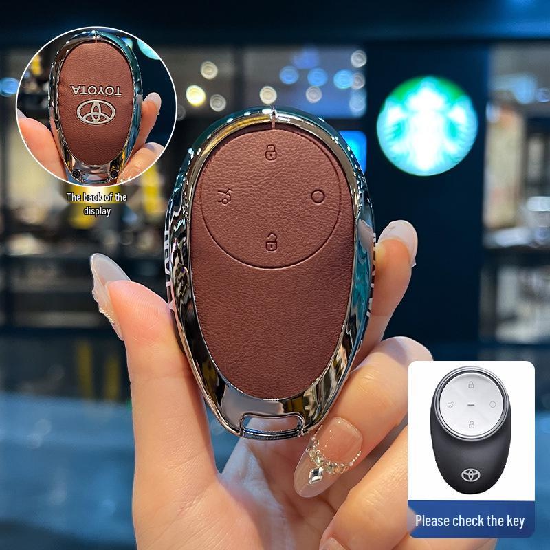 Toyota BZ3X Platinum Key Case with Remote Control Shell for 2025 Models