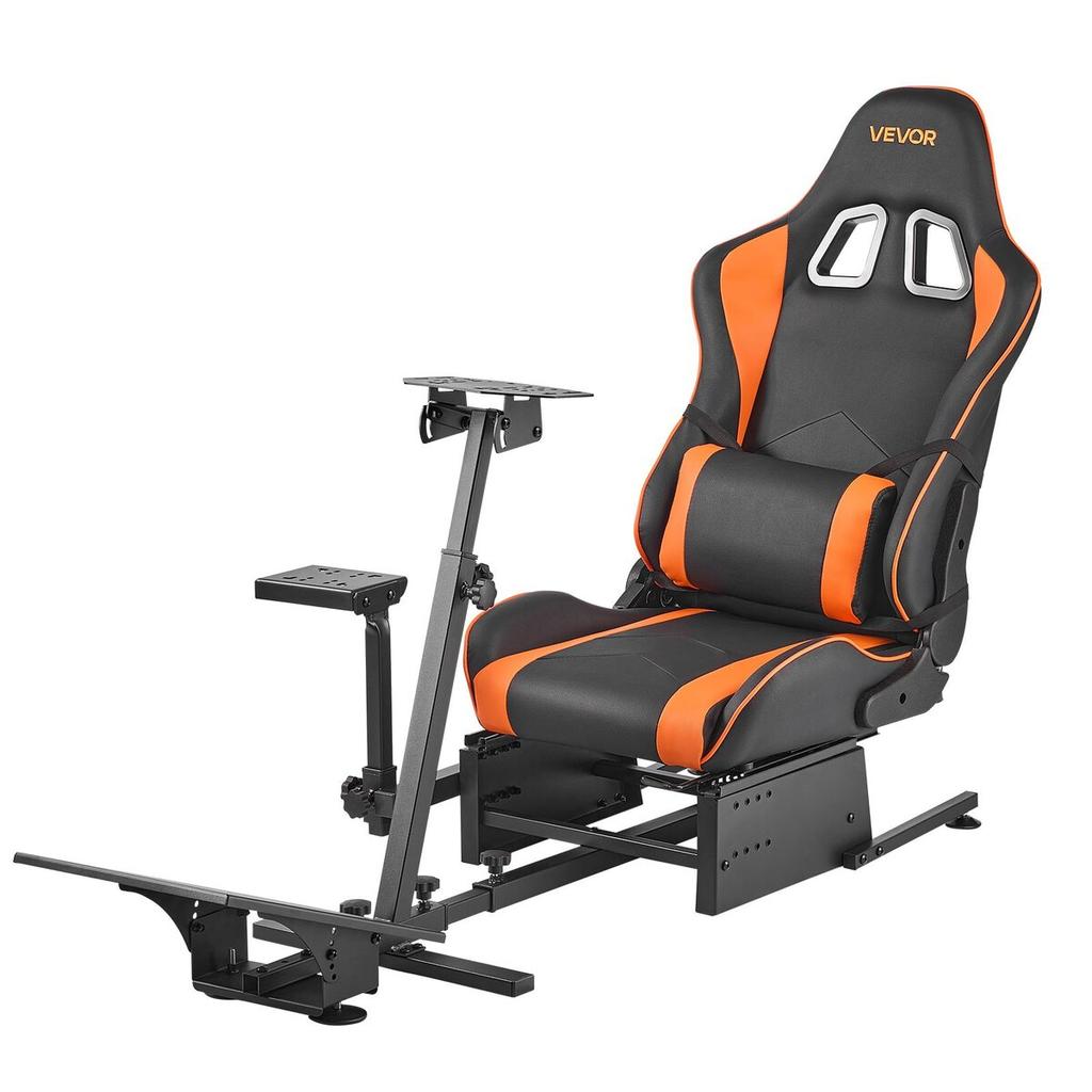 Racing Wheel Stand, Heavy-Duty Simulator Cockpit Steering Wheel Stand, Fit Logitech G25, G27, G29, G920, G923, Thrustmaster T300RS, TX F458, T500RS,