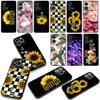 Phone Cover for Xiaomi Redmi 15C 15 A4 A5 9A 9T 10A 10C 9C NFC Note 11 9 10 Pro 8TCase Sunflower Lotus Flower Peony Rose Casing