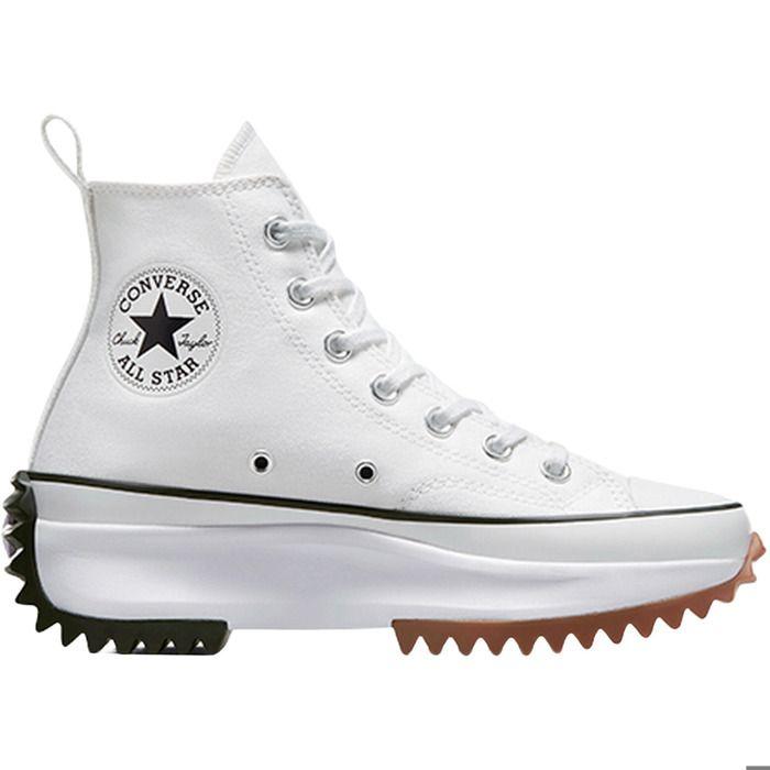 Converse Run Star Hike joggesko med plattform, Hvit, Dame