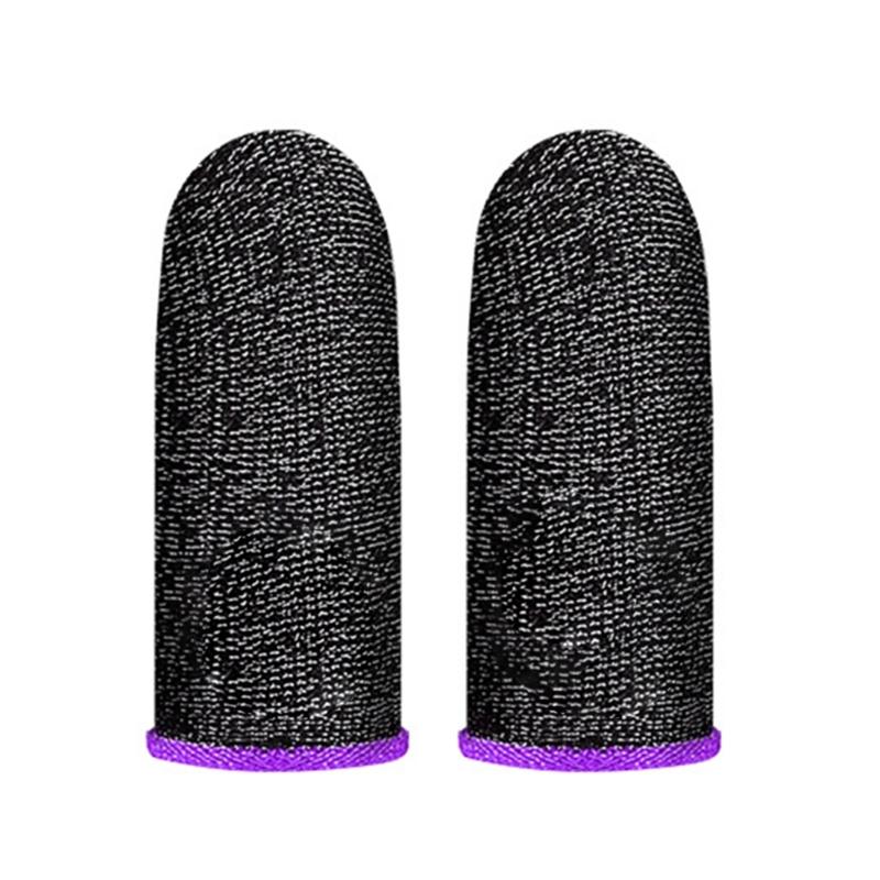 Finger Gloves Thumb Fingertip Covers for Mobile Phone Games Anti Slip Thumb Sleeve Sweatproof Breathable Finger Cover