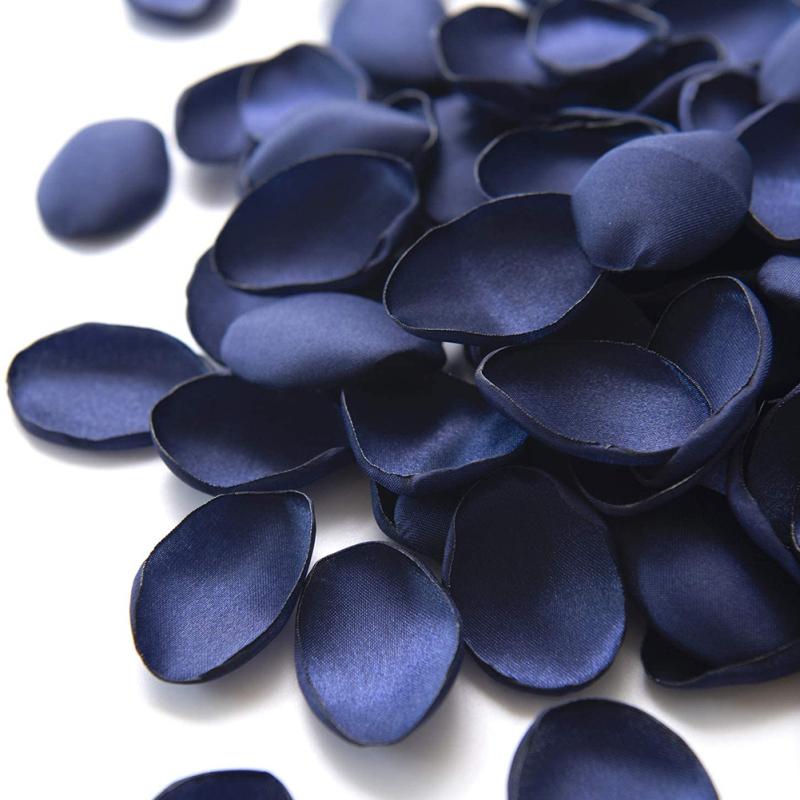 200pcs Simulated Silk Rose  Petals, Colored Lifelike Soft Artificial Petal, For Cake Dessert