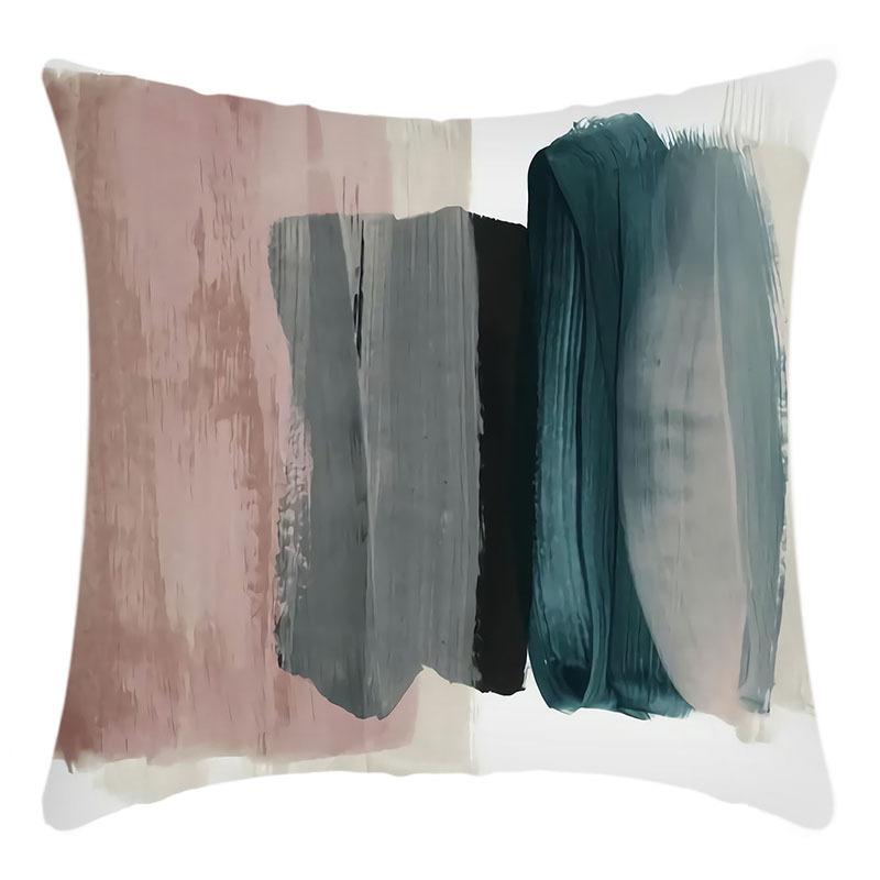 New Art Design Pillow Cover Antique Color Brushstroke Printing Home Decoration Holiday Pillow Pillow Cover