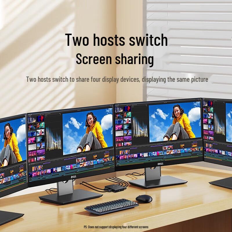 Ugreen HDMI 2.0 2-Eingang 4-Ausgang 4K 60Hz Splitter Switch