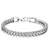 European & American 6MM Stylish Double Layer Dragon Bone Titanium Stainless Steel Women's Bracelet