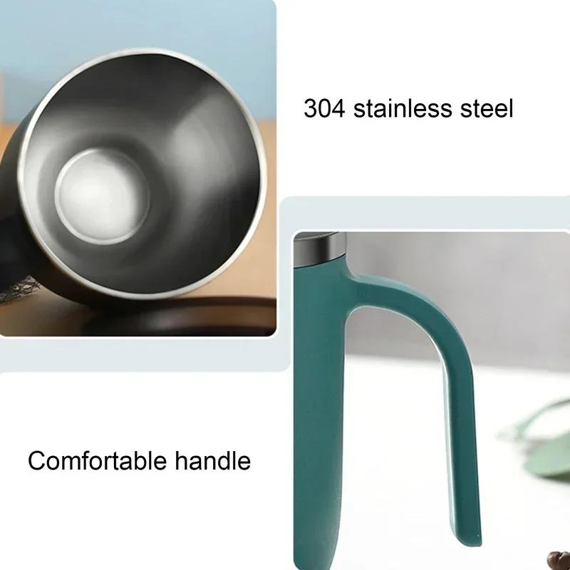 Coffee Cup Stainless Steel Mug Minimalist Style Insulated Large Capacity Milk Container Heat Insulated Environmental Friendly
