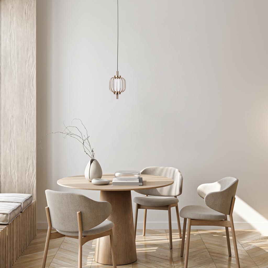 Lampa Wisząca Pedro Led Złoty Italux Pnd-34405-1-Hbr