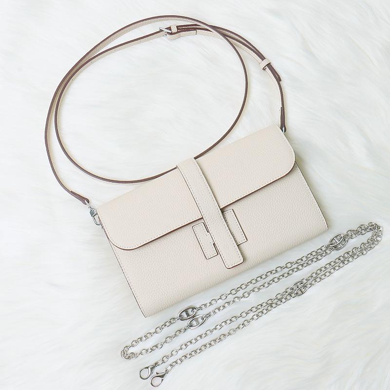 Pierwsza warstwa skóry bydlęcej długi damski portfel nowy świński nosek wielofunkcyjna torebka skórzany portfel