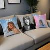 Classic Singer T-Taylor S-Swift Pillow Cushion Cover Pillowcase Living Room Sofa Home Decor Customized