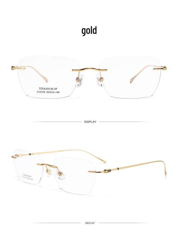 Danyang Ultralehké bezobroučkové titanové dioptrické brýle - Zeštíhlující, všestranná móda pro muže a ženy