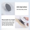 1pc Easy-to-Clean Pet Grooming Brush with Self-Clean Button for One-Click Hair Removal - Curved Pin Deshedding Comb