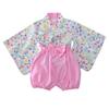 Baby Hakama Traditional Japanese Rabbit Floral Shrine First Japanese Clothing Baby Shower Baby Hakama HF29 [SEIWARAKU] Clothes, Romper, Kimono,