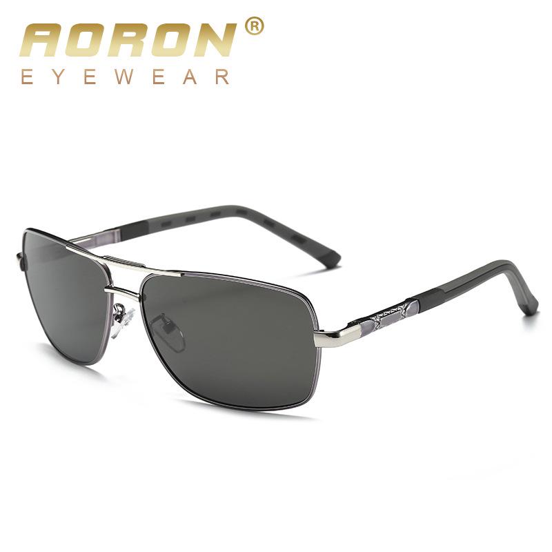 aoron More Than 100 Colors Polarized Sunglasses for Men Women Fashion Design Metal Frame Outdoor UV400 Anti Glare Driving Glasses