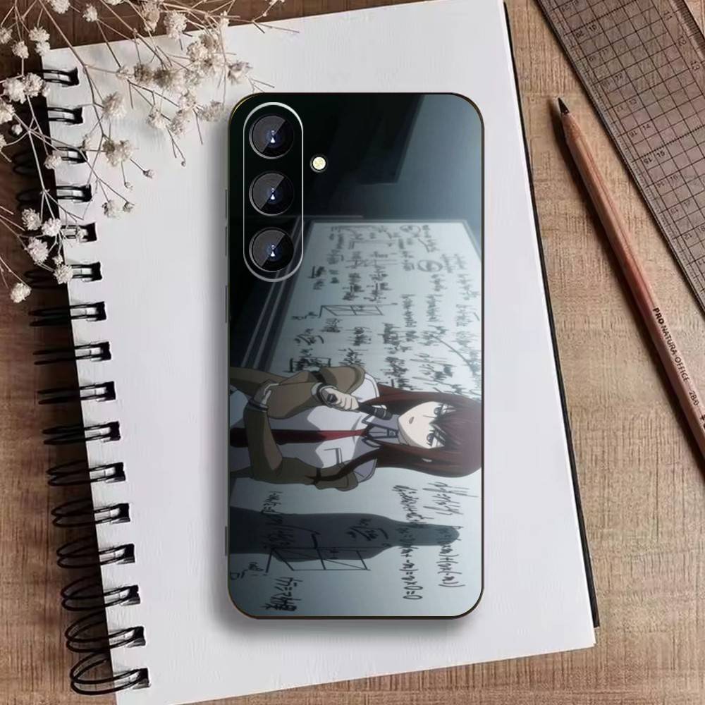 STEINS GATE D-Rintaro O-Okabe Phone Case For Samsung Galaxy A73,A21s,A22,A31,A52,A53,A71,A41Soft Black Shell