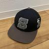 Used STUSSY S Logo Cap Hat Black Gray