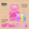 Talos Bear Shape Stress Relief Toy, Soft Elastic Sensory Fidget High Density Durable TPR Ball, Portable Pinch Toy for Kids Adults Desktop Decor