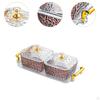 Dried Fruit Plate Set Appetizer Food Storage Container Decorative Candy Bowl Seasoning