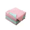 Two-Color Double-Sided Coral Fleece Cleaning Cloth & Scouring Pad