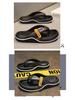 Men's Lightweight Cross-Border EVA Flip-Flops: Trendy Outdoor Casual Beach Slippers with Comfort Step.