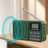Portable DAB+ Digital Radio Solar Powered/Rechargable FM Radio Bluetooth-Compatible/U Disk TF Card MP3 Play Loudspeaker