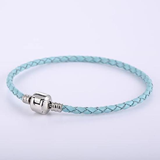 and Leather Red and Lucky Round Protection from Good Fashion Accessory Women's Men's Bracelet, Silver, Beads, Bracelet, Evil, Luck, Amulet, Unisex,