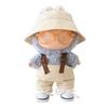 Doll Clothes Set for 15/17cm La Bubu Overalls Glasses Hats And Shoes Set Stylish Dolls Wardrobe Accessories