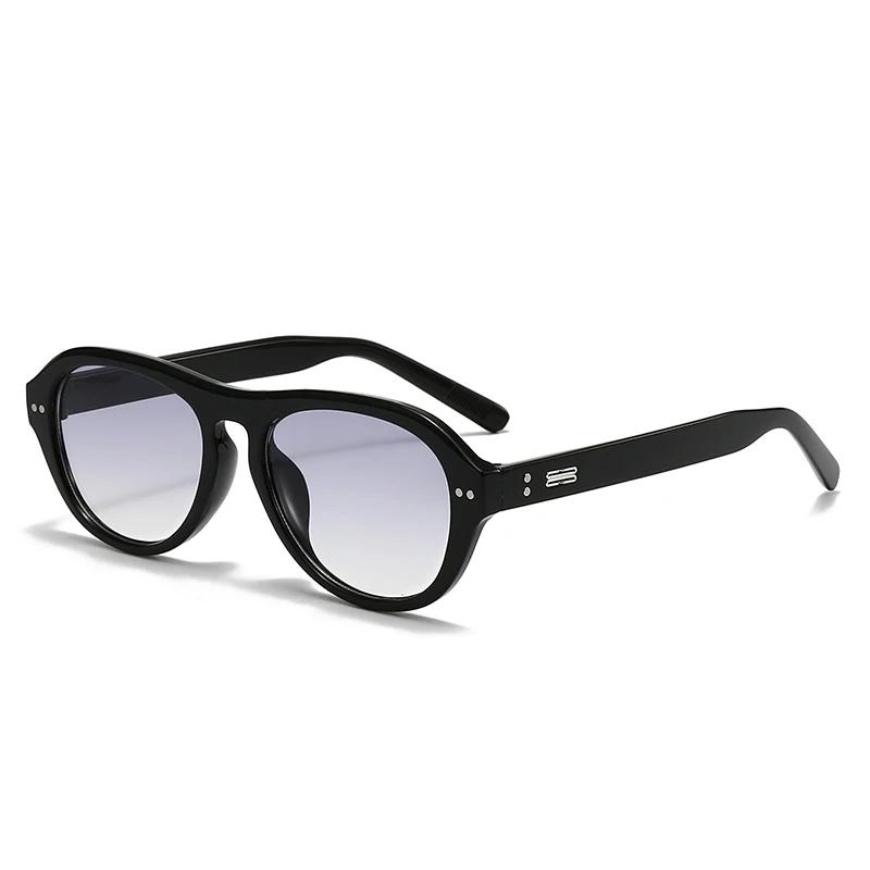 Korea Retro Oval Pink Sunglasses Women Street SSunshade Glasses Dustproof Windproof Riding Glasses Sunglasses  UV400