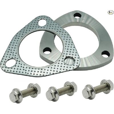 2.5 Inch 3-Bolt Exhaust Flange Connection Kit, Flange and Gasket for Exhaus