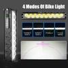 Luce per Bicicletta Anteriore 17 LED 25500 Lumen Luce Bici 10000mAh Torcia Impermeabile Ricarica USB Lampada per Ciclismo MTB Strada Accessori