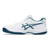 Asics Gel Game 9 GS Bianco Blu Riposante Scarpe da Ginnastica per Bambini 1044A052-102