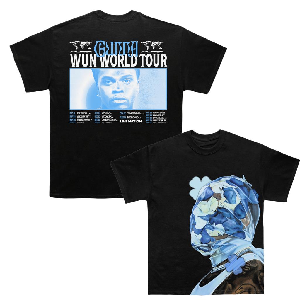 Gunna 2026 Wun World Tour Grafik Unisex T-Shirt Unisex Rundhals 100% Baumwolle Kurzarm Oversized Y2k Beliebte Mode Sommer T-Shirt