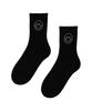 PINK PINEAPPLE [3 Pairs 1 Set] Smile Middle Socks_Black