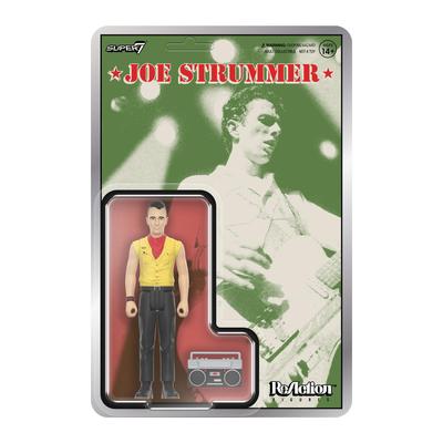 Super7 Joe Strummer Reaction Figure Joe Strummer Action Figure -