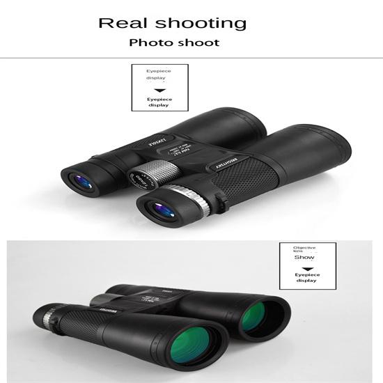 Lornetka Porro o dużym powiększeniu 12x50 HD Wojskowy potężny teleskop optyczny Szeroki kąt do polowania na zewnątrz
