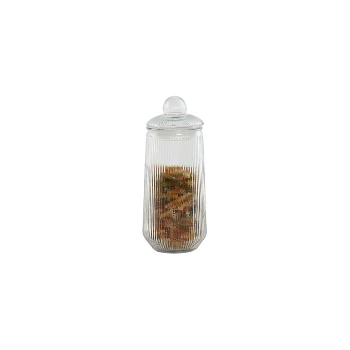 Set Aufbewahrungsgläser - Home ESPRIT - 3 Stück - 1,4 l - Transparent - Silikon - Mehrfarbig