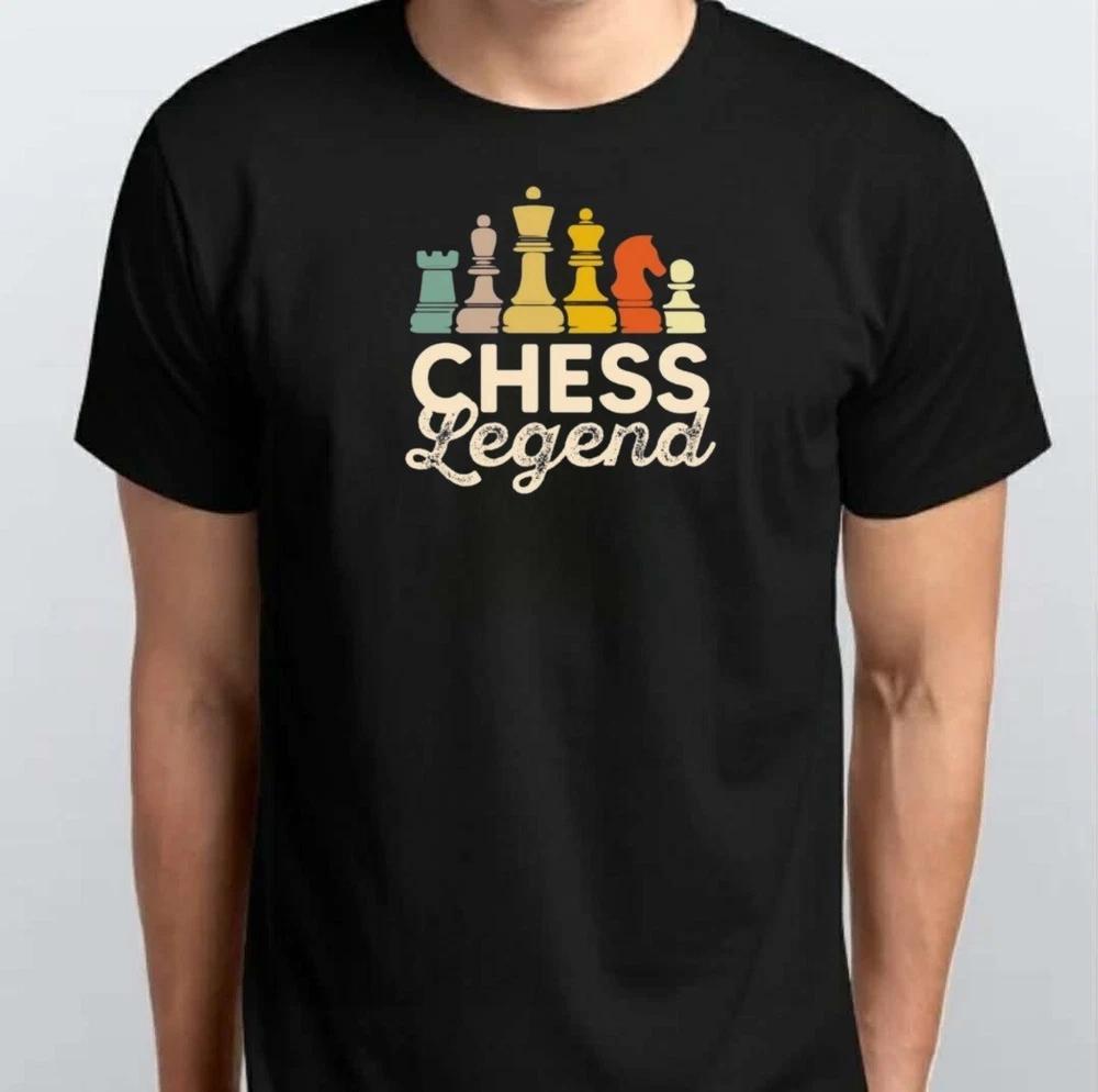 Chess Legend TShirt Funny Chess Player TSHIRT S M L XL XXL 3 4 XL Black White S