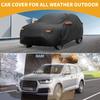 Motoforti All-Weather Waterproof Car Cover - UV-Resistant Outdoor Full Exterior Protection for mg ZS 2017- 210D-PU