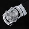 Belt Men'S Zodiac Buckle Diamond Belt Buckle Men'S Business Belt Buckle Cow Gift Belt