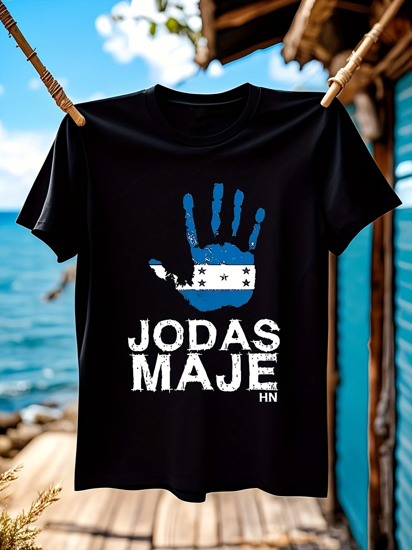 Honduras Inspired CottonCasual Crew Neck T-shirt M
