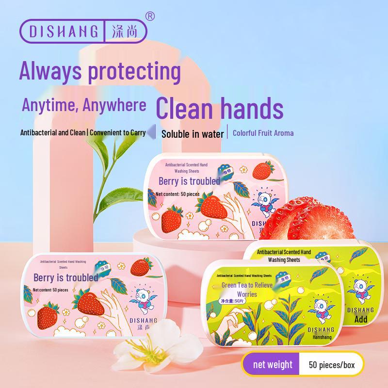 Dishang Antibacterial Scented Portable Hand Wash Tablets