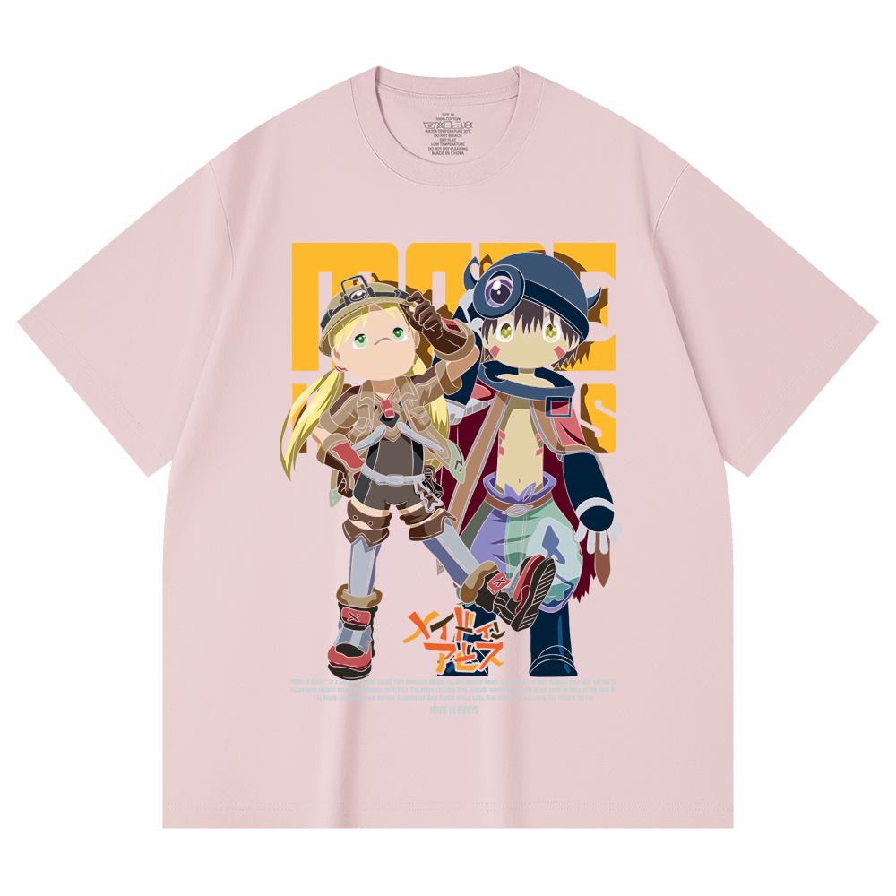 230 Gsm 100% Cotton Made in Abyss V1 Print Unisex Heavy Cotton T Shirt
