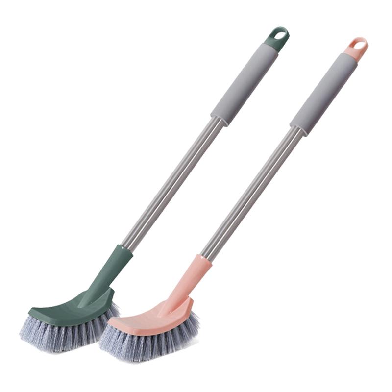 Toilet Brush Household Wall-mounted Long Handle Without Dead Ends Washing Toilet Brush Toilet Hanging Soft Bristle Toilet Cleaning Pinglong