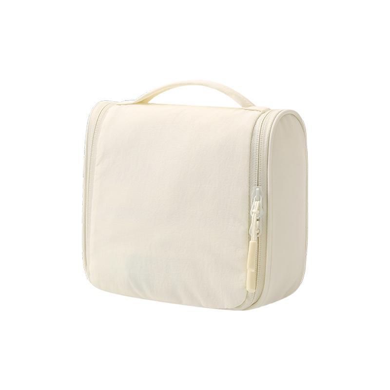Waterproof Hanging Travel Wash Bag Portable Handheld Cosmetic Organizer With Hook Large Capacity Makeup Skincare Storage Pouch