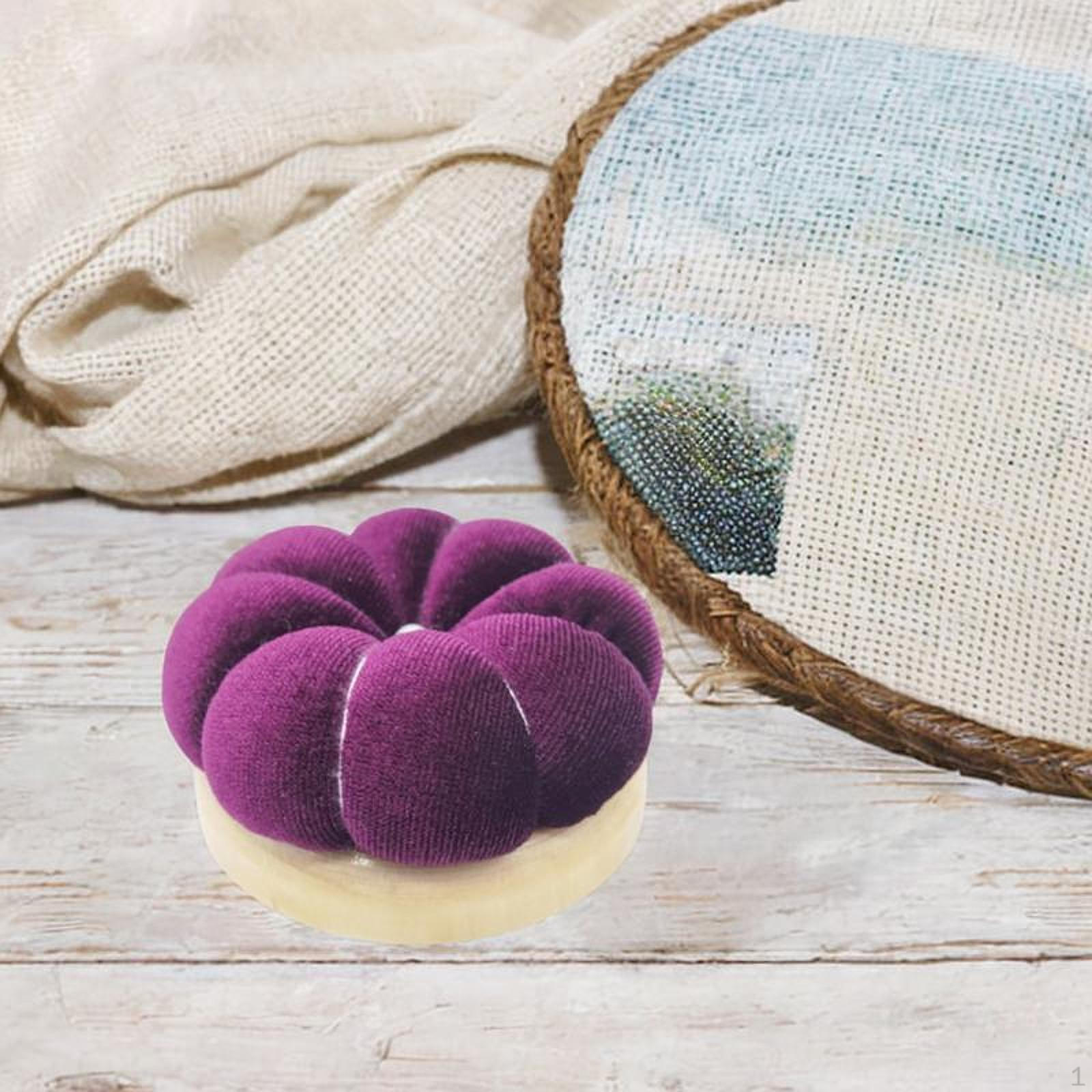 

Компактная подушечка для булавок, подушечка для игл для вышивки крестом и рукоделия Purple