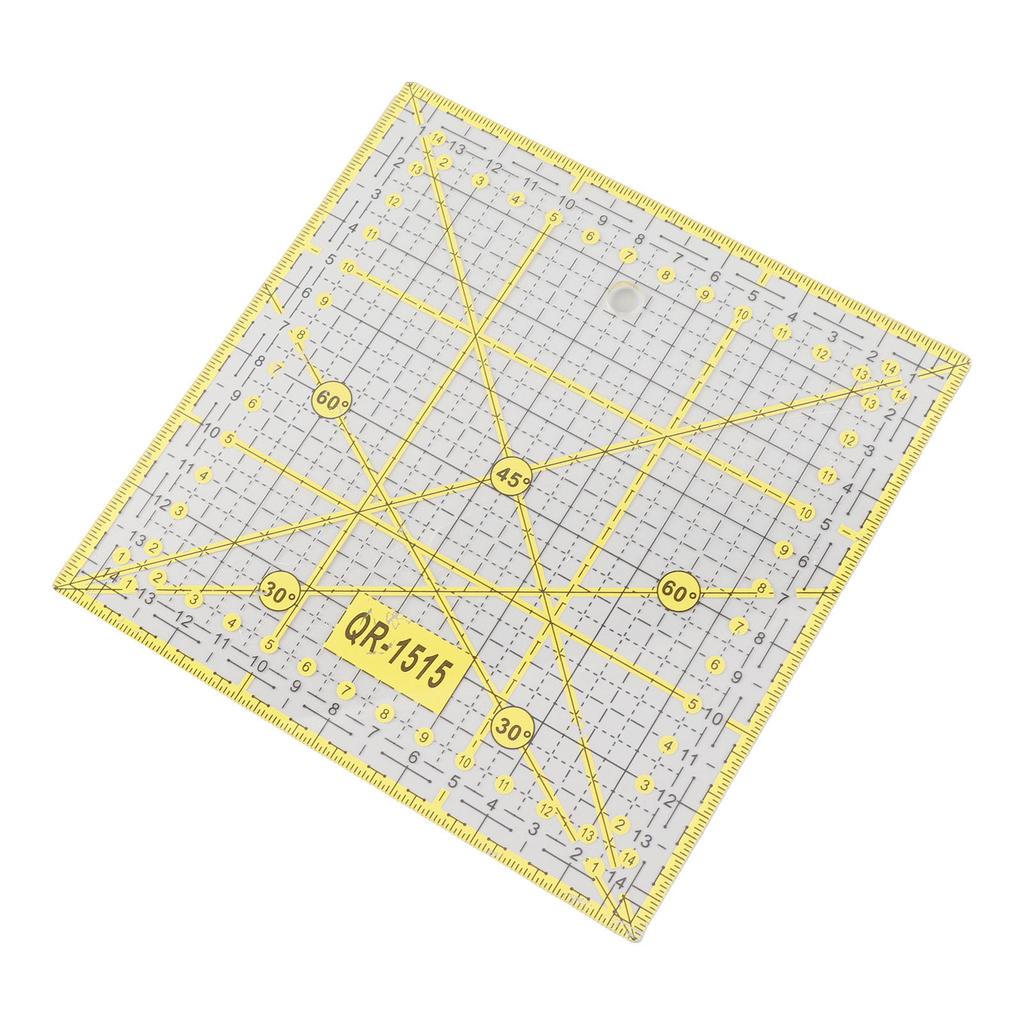 Sewing Ruler, Acrylic Sewing Rulers Quilting Patterns with Plastic Material for Home and Professional Settings