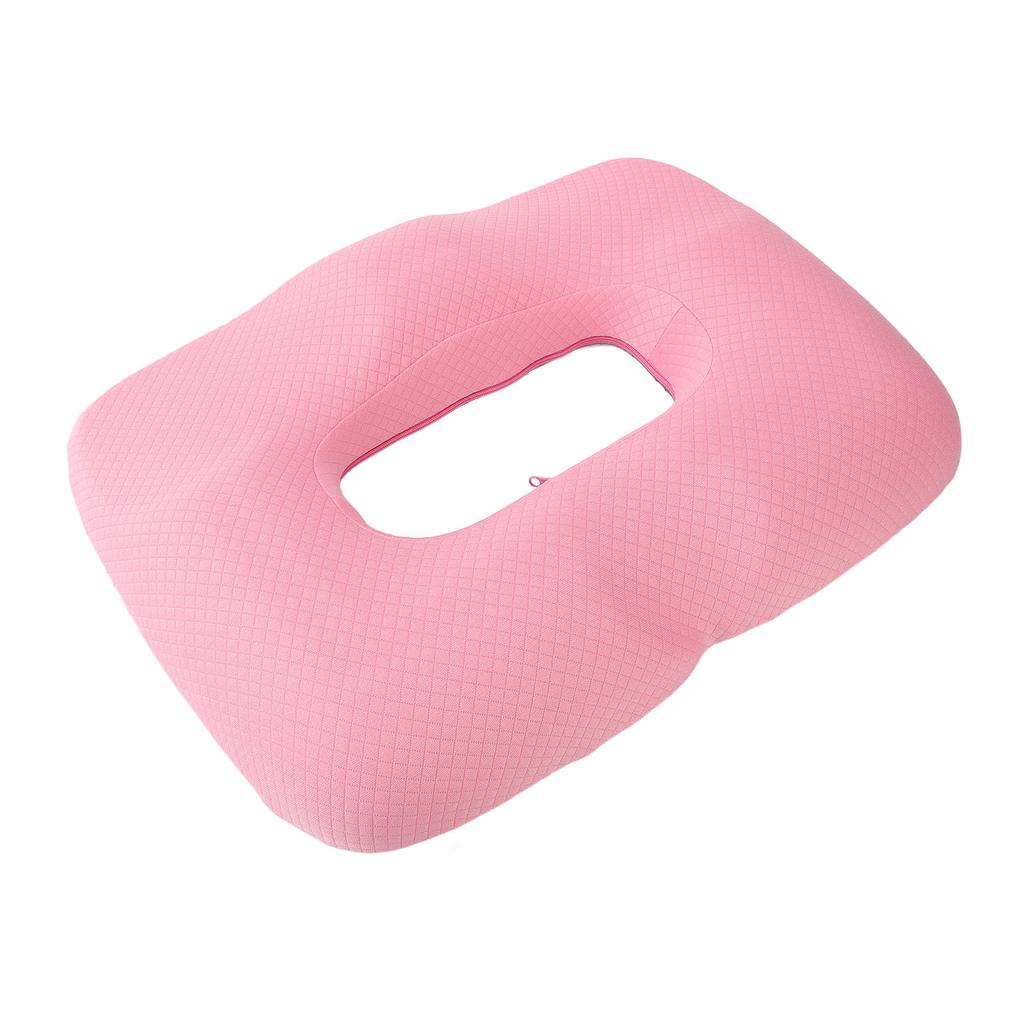 Seat Cushion Comfortable Memory Foam Breathable Versatile Hollow Seat Cushion for Office Car Home Pink
