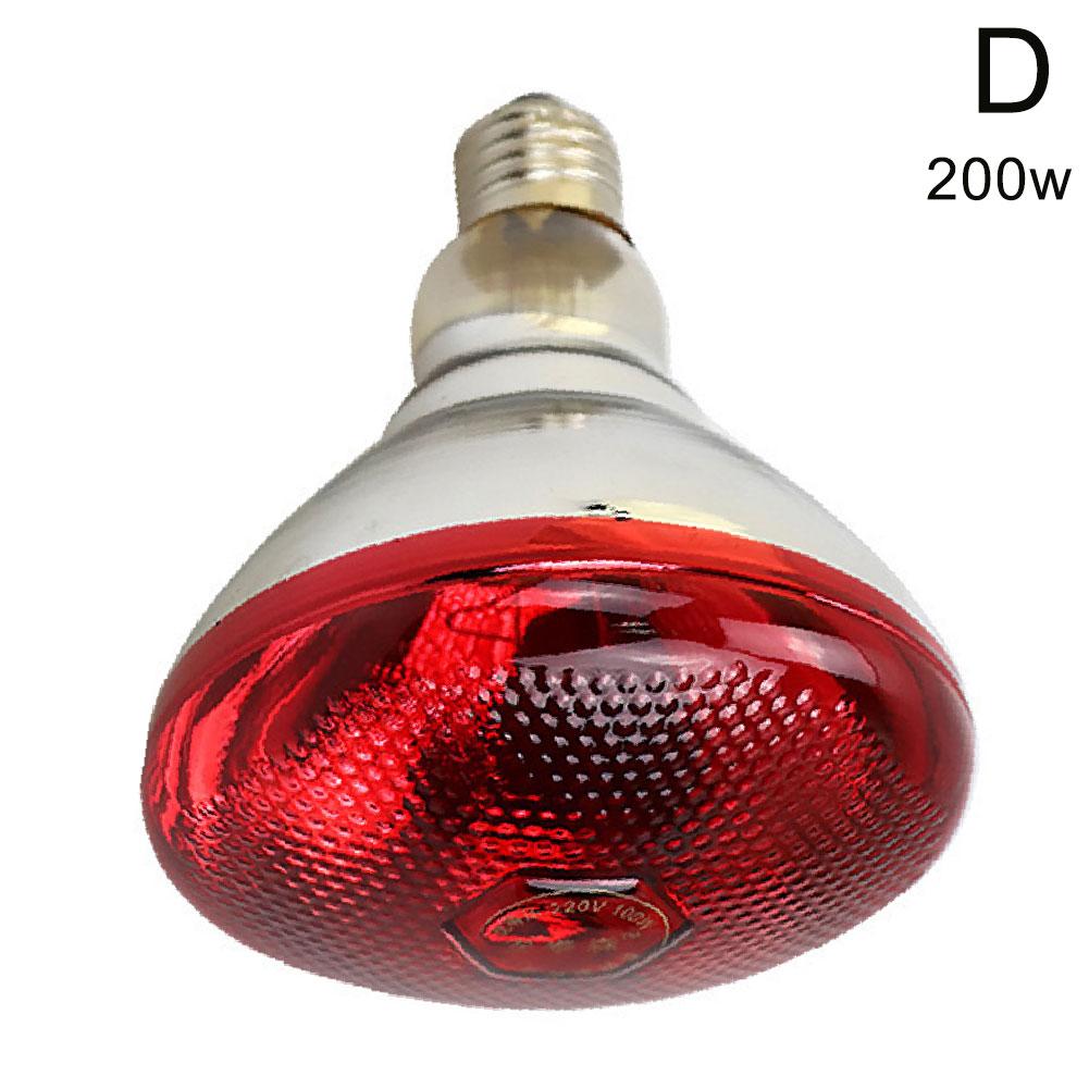 Red Heat Bulb Lamp Heat Preservation Lamp Day Night Amphibian Snake Lamp Heat Reptile Bulb UV Light For Chicks Piglets