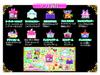Disney Character Magical Pod Exclusive Software Fashionable Coordination Shop Set with 12 & Cards!