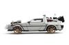 1:24 Scale BACK TO THE FUTURE PART III - TIME MACHINE (RAIL) W/LIGHT Back to the Future Diecast Car [Parallel Import]