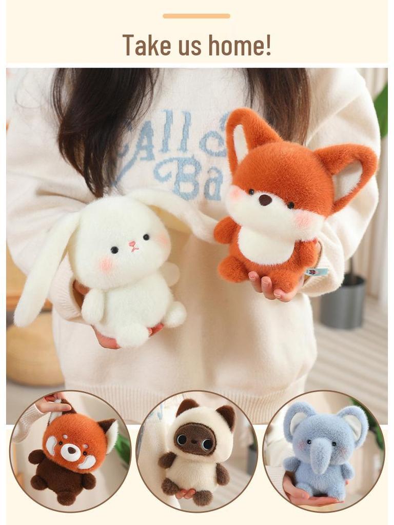 Adorable Lamb Plush Doll - Creative Desk Companion and Birthday Gift